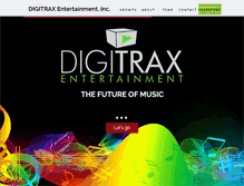 Tablet Screenshot of digitraxentertainment.com